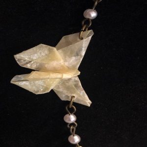 Handmade Origami Butterfly Necklace
