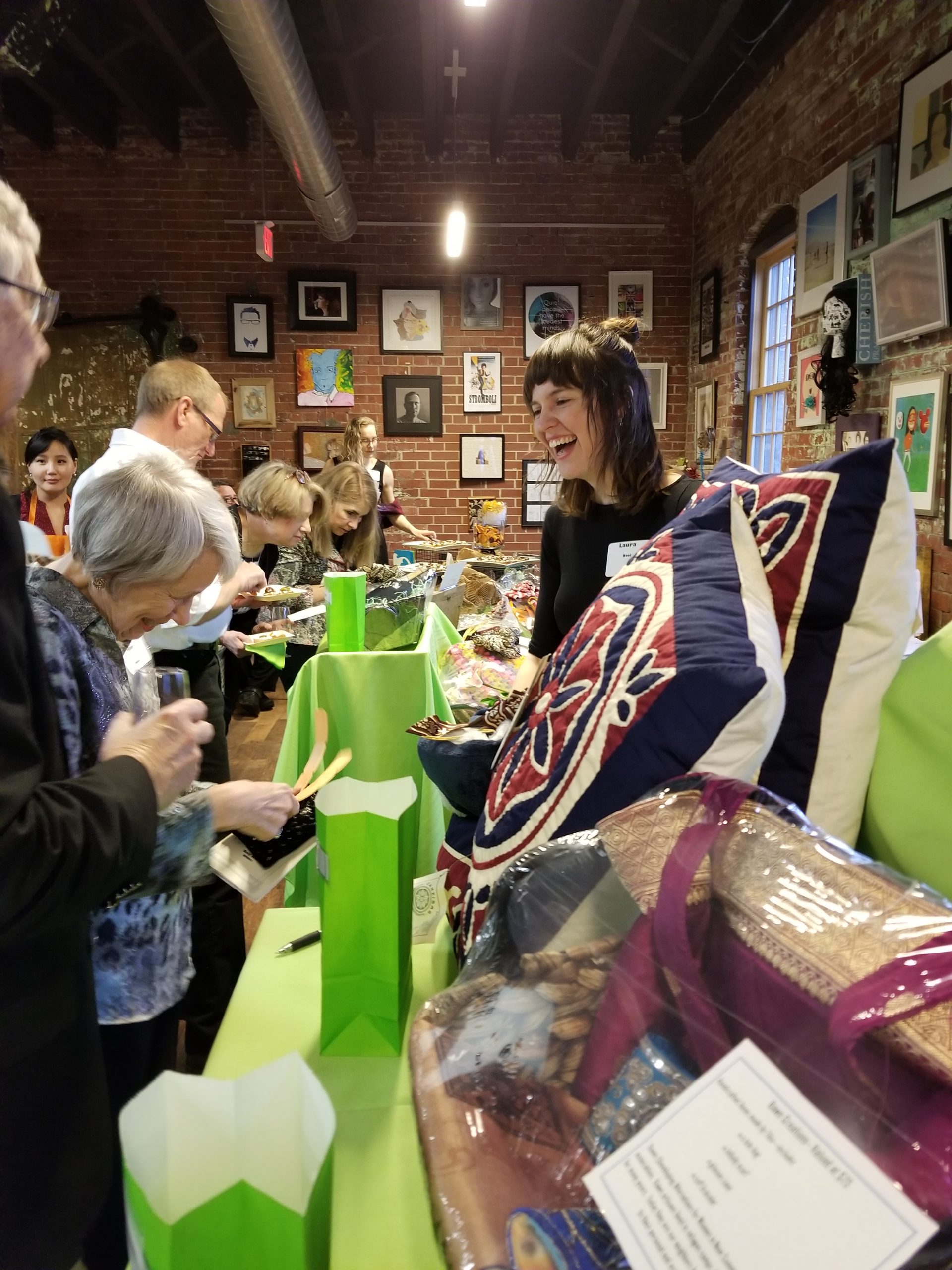 Local and international artisans benefiting from social enterprise services for economic empowerment.