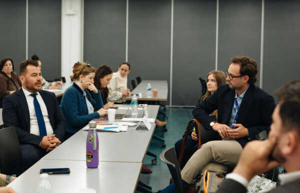 IVLP leaders from Europe and Bosnia and Herzegovina engage in citizen diplomacy during their visits to local companies and organizations with Global Ties Akron community partners.